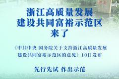 中共中央 國務院關于支持浙江高質量發(fā)展建設共同富裕示范區(qū)的意見(全文)