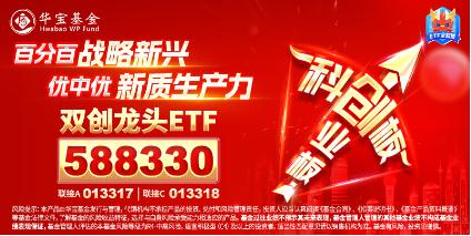 科技及中高端制造行业或是主线？风电板块大涨，A股成长型宽基“小霸王”——双创龙头ETF（588330）逢跌吸金