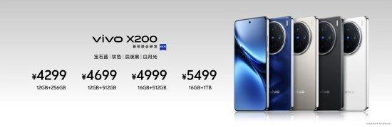 vivo X200系列发布：首发公里级无网通信，售价4299元起