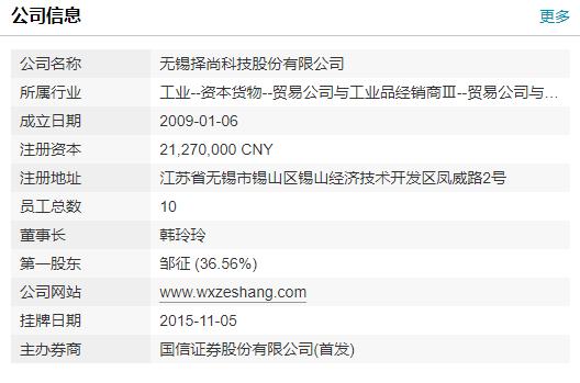 新三板公司无锡择尚科技未按时披露2023年报，收江苏证监局警示函，主办券商为国信证券