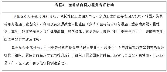 全文|国务院：有序发展老年人普惠金融服务 鼓励金融机构开发符合老年人特点的理财、公募基金等养老金融产品