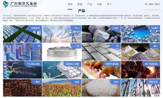 广州期货交易所官网正式上线 研发上市包括碳排放权、电力、锂、稀土、咖啡等多个品种