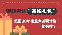 特朗普送“减税礼包” 图解美国30年来最大减税计划