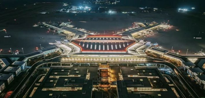 震撼！厦门翔安国际机场夜景大片流出