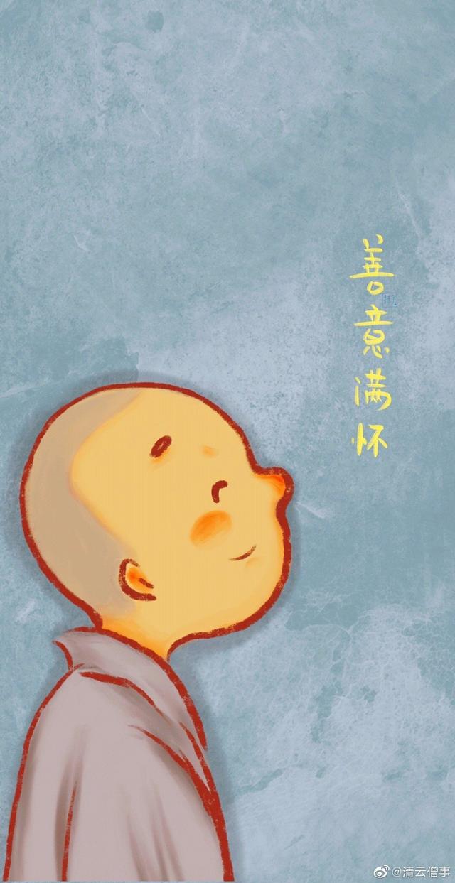 小和尚六一卡通壁纸