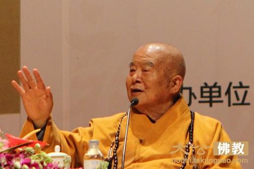 星云大师(摄影:王冠)