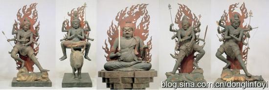 醍醐寺藏东密五大明王造像