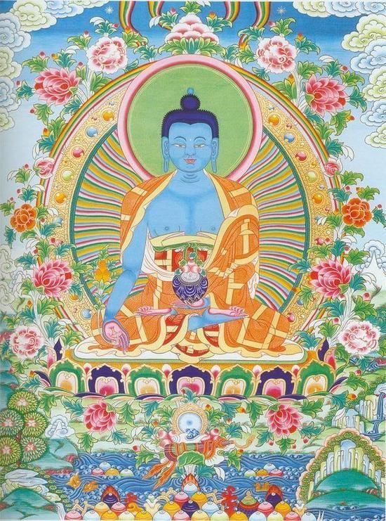 欲修持药师如来法门者,应供药师如来像。