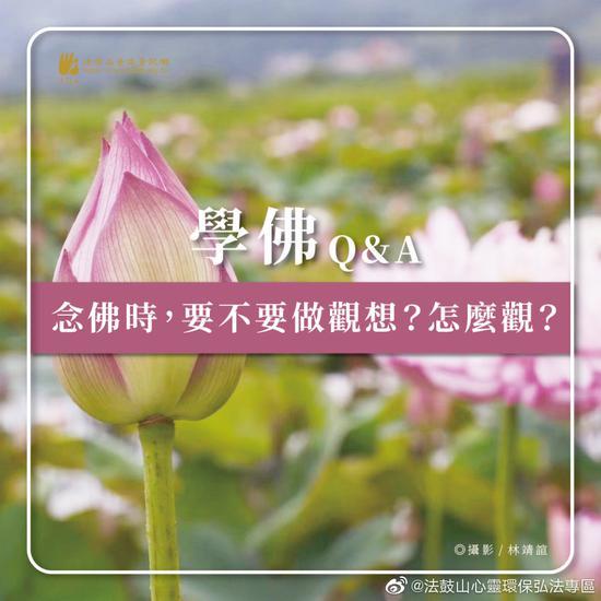 念佛时,要不要做观想?怎么观?(图片来源:法鼓山)