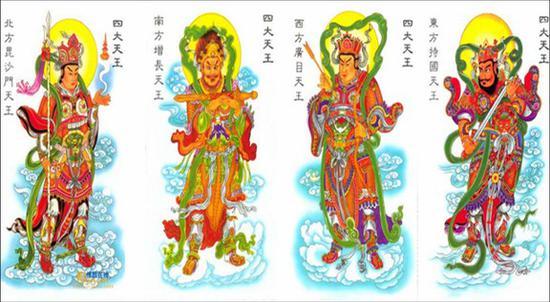佛教“四大天王”的表法含义