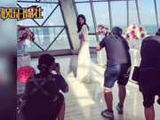 视频：付辛博颖儿婚礼现场疑曝光 碧海蓝天浪漫唯美