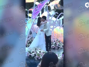 视频：付辛博颖儿大婚浪漫亲吻 吴尊任证婚人王祖蓝出席