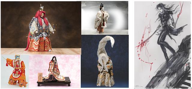 天野喜孝等日本艺术家将 “和风”文化进行到底 原创人偶即将发售