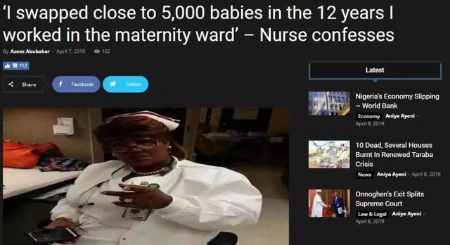 “当护士十二年，我偷偷掉包了5000个婴儿！”