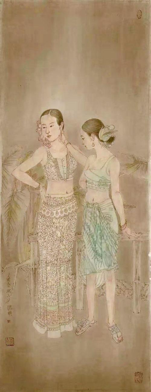 当代画家刘德明作品赏析