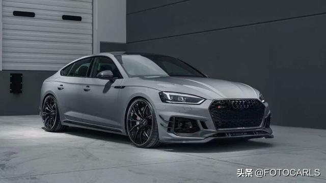 实拍|ABT奥迪RS5 Sportback，水泥灰的最高玩法