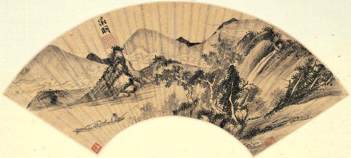 LANDSCAPE 臨文徵明山水 by Jin Cheng on artnet
