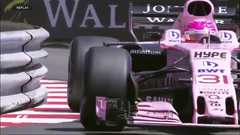 视频-F1摩纳哥站奥康结实一撞