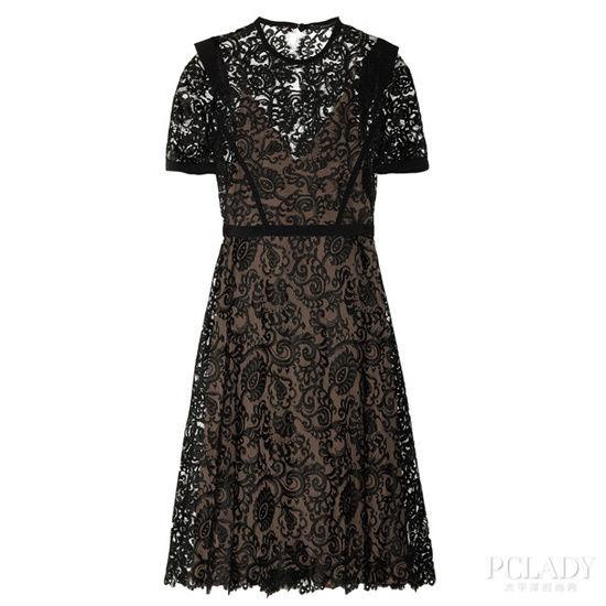 GUCCI花朵蕾丝和真丝连衣裙,£2,400