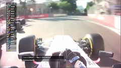 佩雷兹与奥康发生碰撞回放