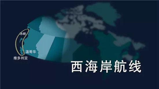 西海岸航线图 西海岸航线图