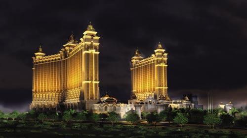 澳门银河酒店夜景 澳门银河酒店夜景