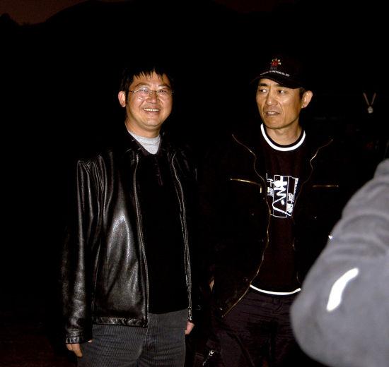 张艺谋与王崇亮在元谋土林 张艺谋与王崇亮在元谋土林