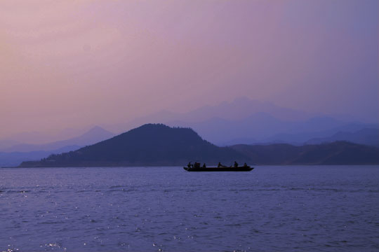 蒙蒙晨光中 蒙蒙晨光中