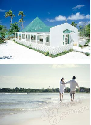 这里还有座小教堂可以举办婚礼,与爱人携手在沙滩漫步是在斐济的经典画面 这里还有座小教堂可以举办婚礼,与爱人携手在沙滩漫步是在斐济的经典画面