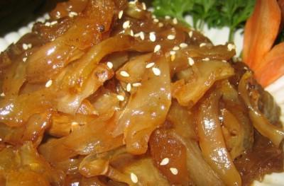清蒸牛蹄筋