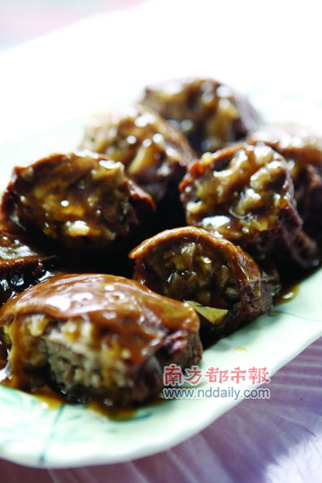 客家美食:炮弹芋头 客家美食:炮弹芋头
