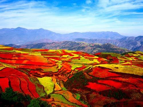 东川红土地美景