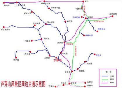景区交通图