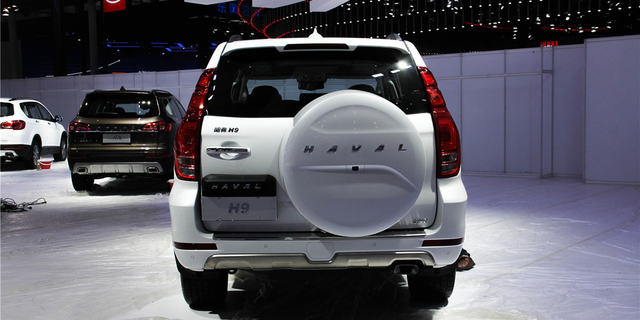 2017广州车展实拍哈弗H9 哈弗首款高端越野SUV