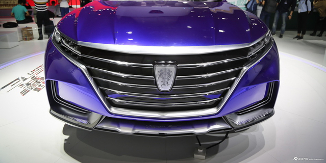 2017广州车展实拍荣威Vision-E概念车 再次让人惊叹