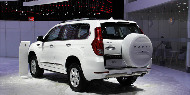 2017广州车展实拍哈弗H9 哈弗首款高端越野SUV