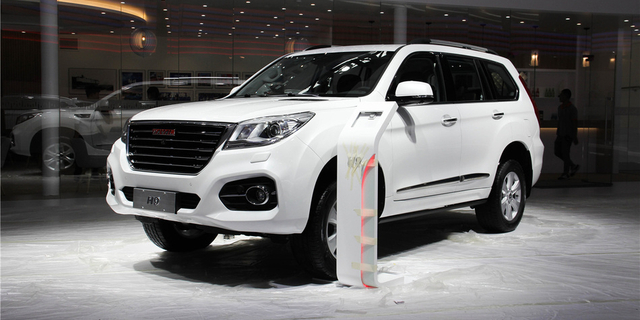 2017广州车展实拍哈弗H9 哈弗首款高端越野SUV