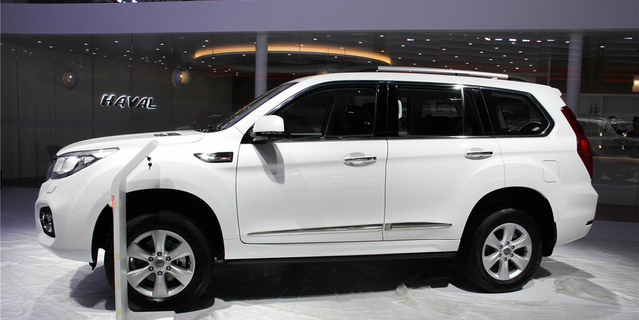2017广州车展实拍哈弗H9 哈弗首款高端越野SUV