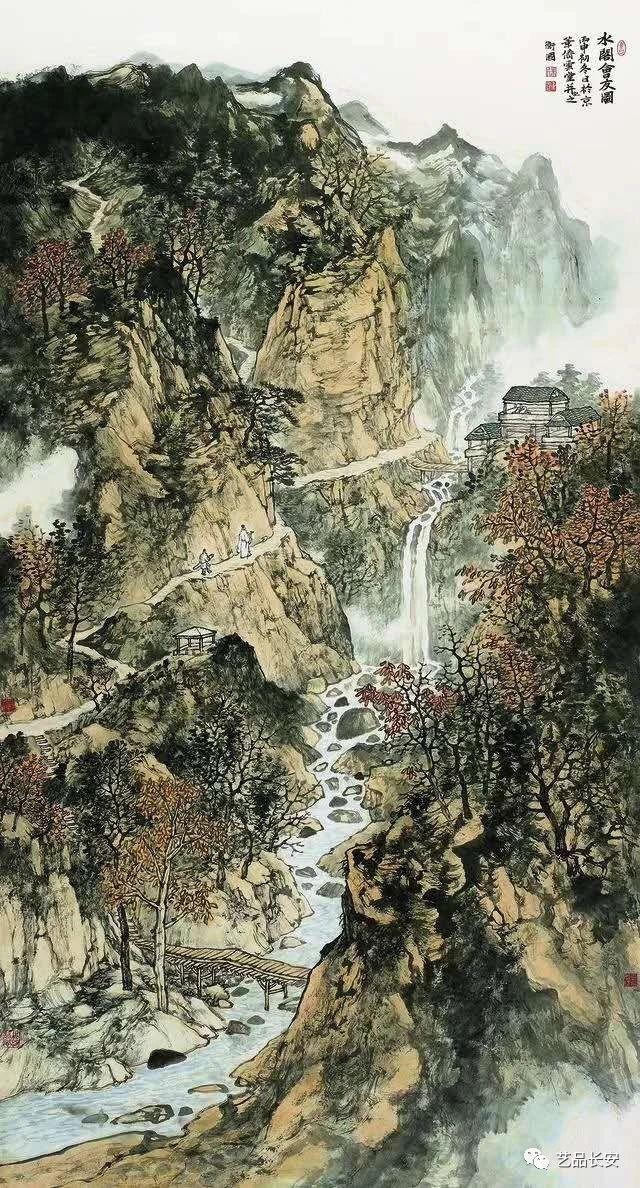 徐卫国山水画作品欣赏