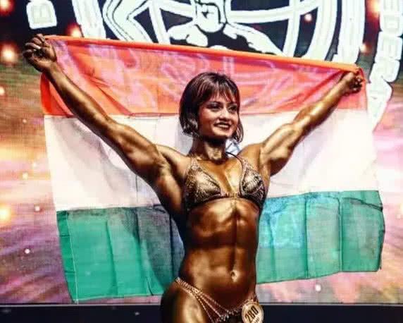 18岁练成满身肌肉,印度男人都不敢惹,简直是女版“施瓦辛格”