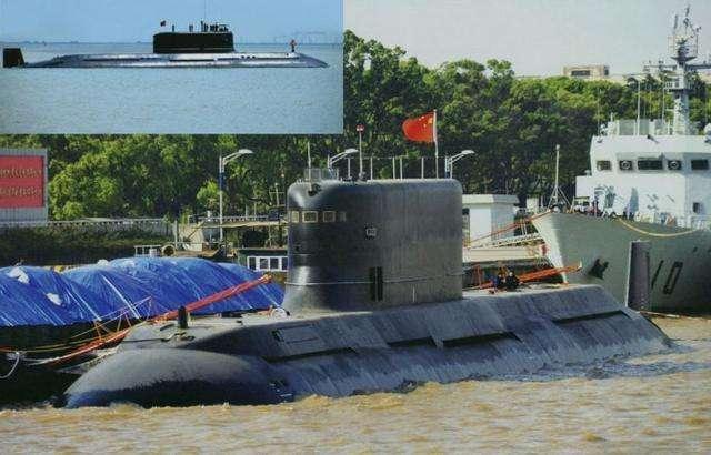 中国032型“清级”潜艇亮相! 水下排水量高达6628吨