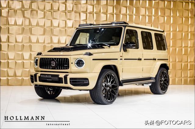 实拍|2019款奔驰AMG G63巴博斯700沙漠版，这身衣裳很惊艳