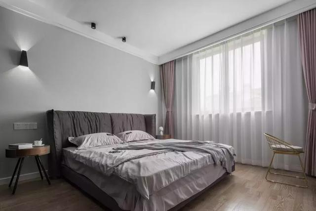 灰色调的76平简约风二居室，小户型也能设计出高级感