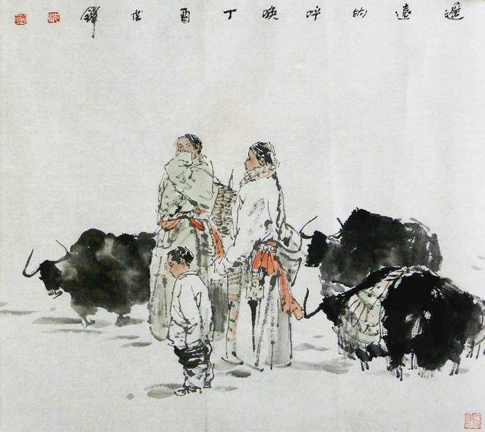 沈世铎人物画作品赏析：描摹细腻，展现出藏域高原与众不同的韵味