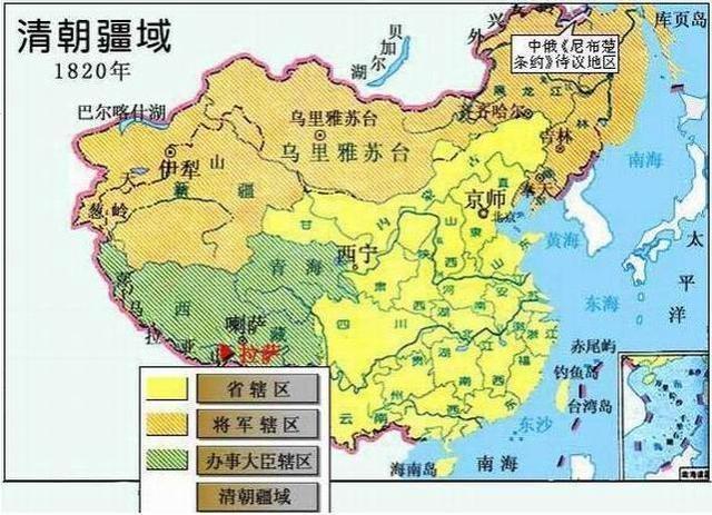 地理答啦：清朝的行政区划，内地18省，总督巡抚谁是省长？