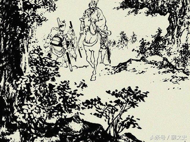 岳飞报上姓名，劫匪立刻跪倒下拜，从此才有“马前张保马后王横”