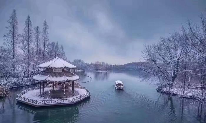 杭州西湖雪景犹如仙境!银装素裹下世界,无法用言语表达美!