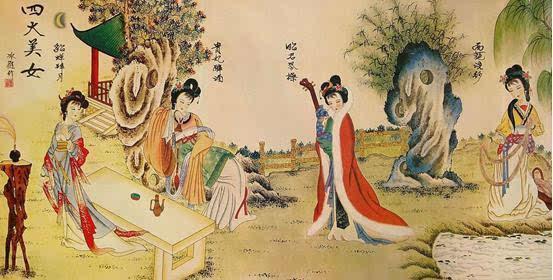 中国历史上号称“沉鱼落雁闭月羞花”的四大美女到底长啥样？