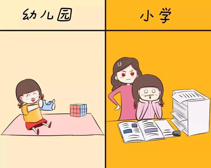 幼儿园和小学有哪些差别？