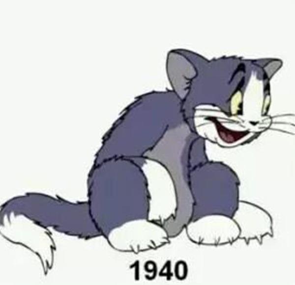 猫和老鼠：其实汤姆猫的形象经历过14次改变，前后经历了6个公司